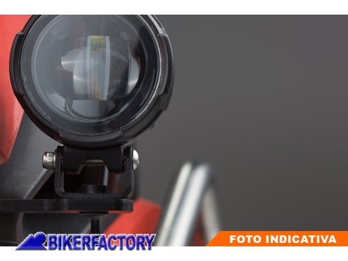 Kit faretti LED - EVO FOG LIGHT (fendinebbia) SW-Motech completi di staffe per BMW R 1200 GS ('08 - '12)