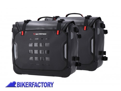 Kit completo borse impermeabili SW-Motech SysBag WP L/L con telai PRO per Kawasaki Versys 1000 / 1000 S ('18 in poi)