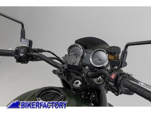 BikerFactory Supporto SW Motech base manubrio per GPS con QUICK LOCK per KAWASAKI Z900RS Caf%C3%A9 GPS 08 646 10900 B 1039110