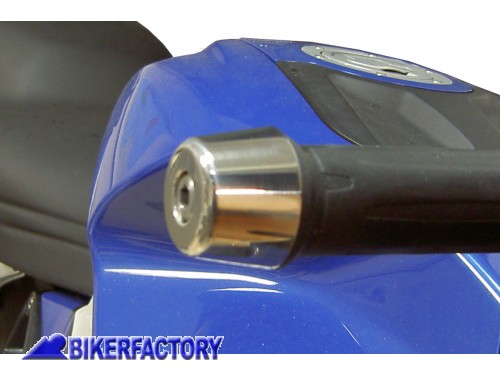 BikerFactory Coppia contrappesi piccoli in Acciaio Inox cm 2 5 per BMW F800 ST K1200 K1300 R1100S BKF 07 0026 1001289