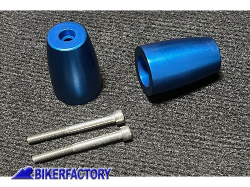 BikerFactory LOTTO 3 pz Bilanceri manubrio coppia in lega leggera colore BLU per BMW F650GS 00 07 Scarver 02 06 G650GS e Sertao 10 in poi BKF 07 3295 03 1050978