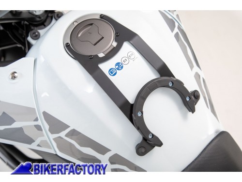BikerFactory Kit adattatore aggancio borse serbatoio SW Motech Quick Lock EVO TANKRING 2 gen per Honda CB500X 18 in poi TRT 00 640 21200 B 1042459