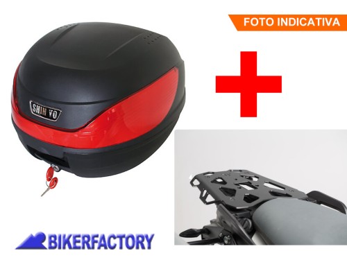 BikerFactory kit completo bauletto 32 t e portapacchi specifico per KTM 1290 Super Adventure T IN ESAURIMENTO GPT 04 588 15000 B PW M 1049070