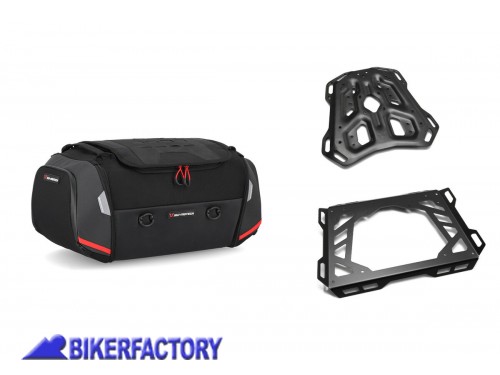 BikerFactory Kit portapacchi estensione e borsa posteriore RACKPACK PRO SW Motech x BMW S1000XR 19 in poi GPT 07 954 30000 1050437