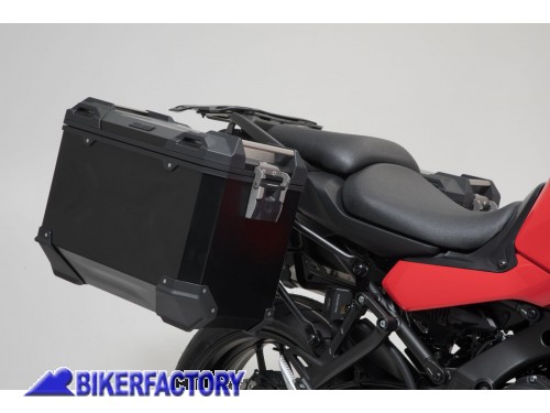 BikerFactory Kit borse laterali in alluminio SW Motech TRAX ADVENTURE 45 45 colore nero per YAMAHA Tracer 9 20 in poi KFT 06 921 70100 B 1045694