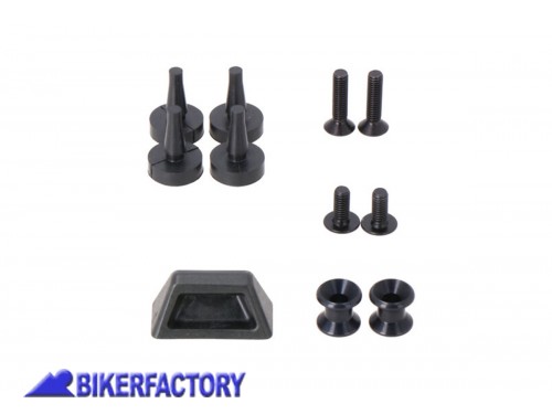 BikerFactory Adattatori funghetti per portapacchi SW Motech ADVENTURE RACK per bauletti DUSC GPT 00 152 36200 B 1049269