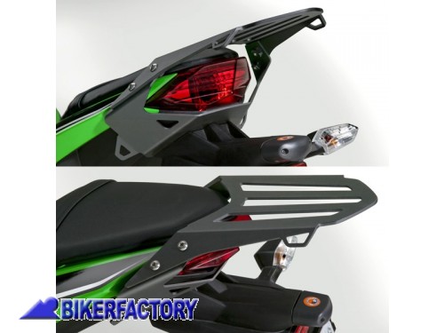 BikerFactory Portapacchi National Cycle in alluminio colore nero per Kawasaky Ninja 300 ultimo in stock P9303 1037319