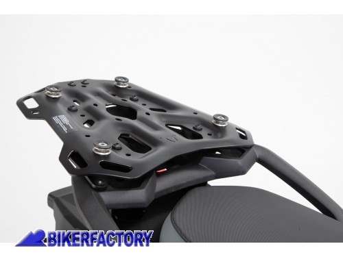 BikerFactory Portapacchi SW MOTECH ADVENTURE RACK per BMW F 750 800 850 GS con portapacchi di serie in acciaio BF24 GPT 07 897 19000 B 1039417