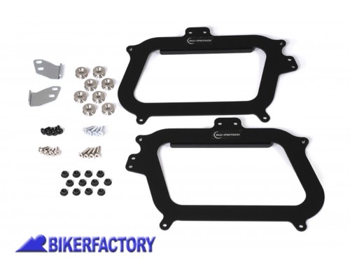 BikerFactory Adattatori funghetti e piastra SW Motech su telai originali GIVI per borse TRAX KFT 00 152 10700 B 1000491