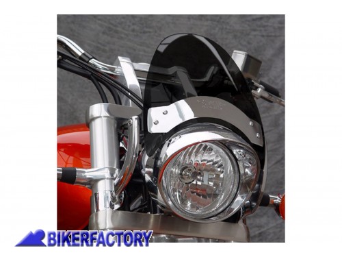 BikerFactory Cupolino parabrezza screen Flyscreen Mod N2537 National Cycle alt 21 6 cm larg 23 5 cm Fum%C3%A8 CAGIVA N2537 1050198
