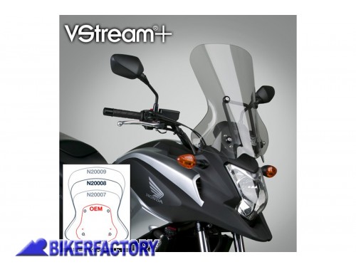 BikerFactory Cupolino parabrezza screen National Cycle VStream Sport Touring per HONDA NC700X NC750X 12 15 Alt 47 0 cm Larg 36 5 cm ca Ex fiera o dimostrazione N20008 DE 1047839