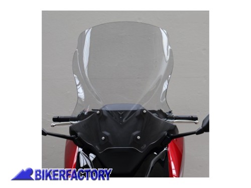 BikerFactory Cupolino parabrezza screen National Cycle VStream mod MID per HONDA FORZA 750 Fum%C3%A8 Chiaro Alt 62 9 cm Largh 50 8 cm ca N20042 1051184