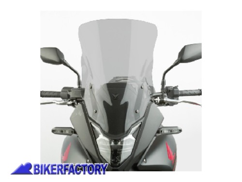 BikerFactory Cupolino parabrezza screen National Cycle VStream mod MID per HONDA XL750 Transalp Fum%C3%A8 Chiaro Alt 50 2 cm Largh 35 6 cm ca N20077 1051185