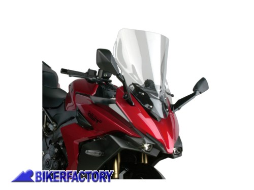 BikerFactory Cupolino parabrezza screen National Cycle VStream mod MID per Suzuki Suzuki GSX S1000GT Fum%C3%A8 chiaro Alt 52 0 cm Largh 38 1 cm ca N20242 1051189