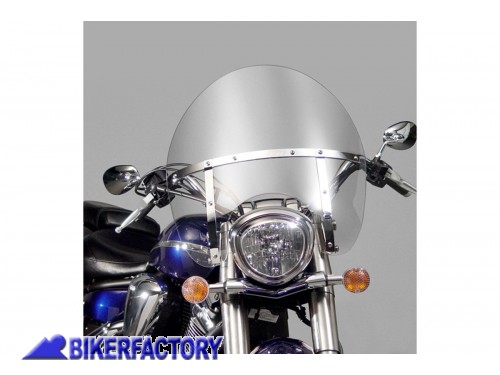 BikerFactory Cupolino parabrezza screen SwitchBlade Chopped National cycle x Yamaha Alt 58 9 cm Larg 56 9 cm ca Trasparente N21437 1047343