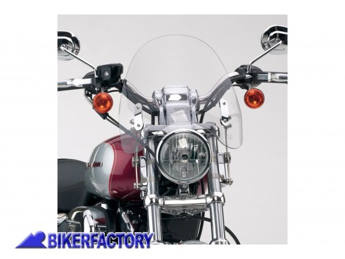 BikerFactory Cupolino parabrezza screen SwitchBlade Deflector National cycle x Harley Davidson Alt 30 5 cm Larg 34 3 cm ca Trasparente N21917 1047349