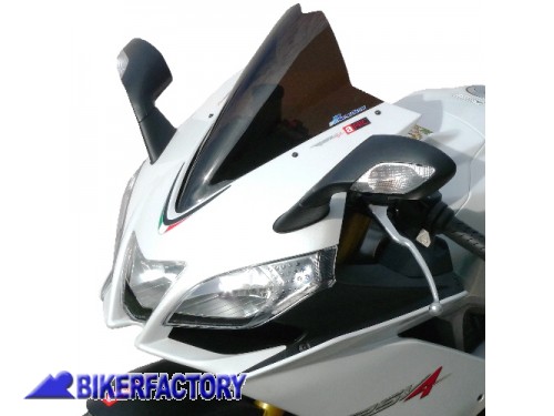 BikerFactory Cupolino parabrezza screen doppia curvatura x APRILIA RSV4 R 09 15 h 37 cm 1019851