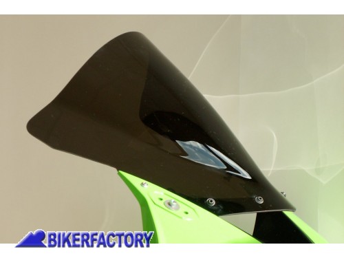 BikerFactory Cupolino parabrezza screen doppia curvatura x KAWASAKI ZX6 R ZX10 R h 37 cm TRASPARENTE SE08 BK107DCIN 1047580