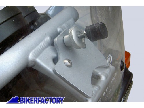 BikerFactory LOTTO 2 pz Kit antivibrazione cupolino colore ARGENTO x BMW R 1200 GS 04 07 BKF 07 2917A 02 1050941