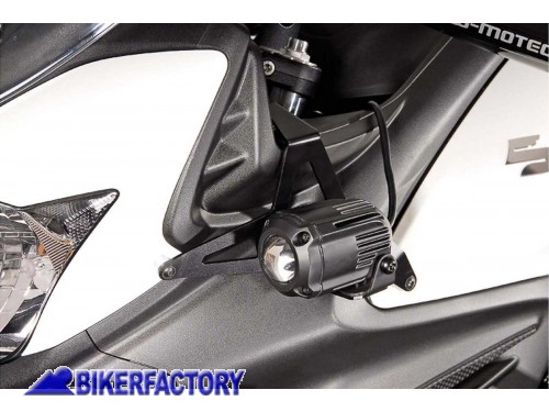 COPPIA FARI SUPPLEMENTARI LED FARETTI FENDINEBBIA MOTO PER SUZUKI V- STROM  650