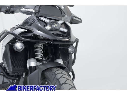 BikerFactory Kit faretti LED EVO HIGH BEAM profondit%C3%A0 SW Motech completi di staffe per BMW R 1300 GS NSW 07 975 61000 B 1049755