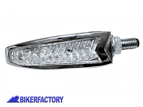 BikerFactory Coppia frecce dx sx a LED luci di posizione solo anteriore mod DAKOTA Prodotto generico non specifico per questo modello di moto SOLO DUE DISPONIBILI PW 00 203 211 1037507