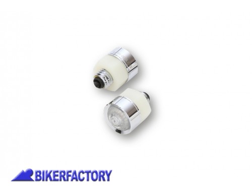 BikerFactory Coppia frecce dx sx a LED mod MONO corpo col cromo Prodotto generico non specifico per questo modello di moto SOLO UNA COPPIA DISPONIBILE PW 00 203 216 1037531