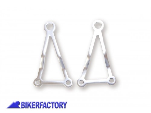 BikerFactory Coppia staffe universale per fissaggio fari frontali SOLO UNA COPPIA DISPONIBILE PW 00 220 807 1031125