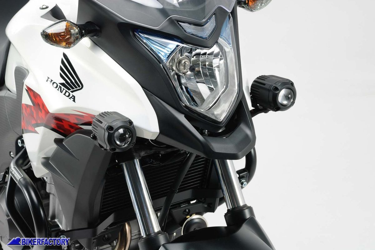 Faretti moto LED EVO HIGH BEAM (profondità) SW Motech colore nero