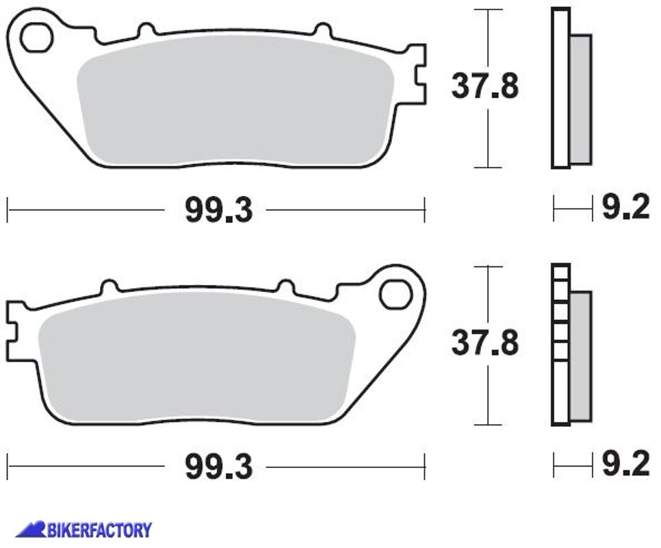 Disco freno anteriore BRAKING serie R STX per HONDA art. BR.STX05