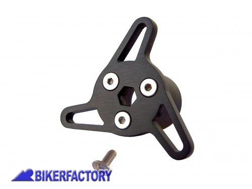 BikerFactory LOTTO 4 pz Pomello regolazione ammortizzatore posteriore colore NERO per BMW R1200GS e Adventure Solo 1 lotto disponibile BKF 07 2755N 04 1050940