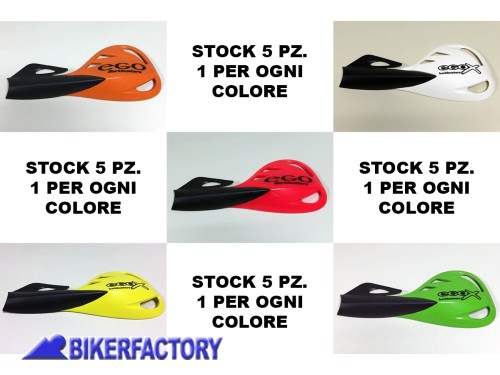 BikerFactory LOTTO 5 pz Paramani BARKBUSTERS EgoX 007 1 punto di aggancio per Motocross e Enduro con manubrio %C3%9822 mm Solo 1 lotto disponibile EgoX 007 05 1051107