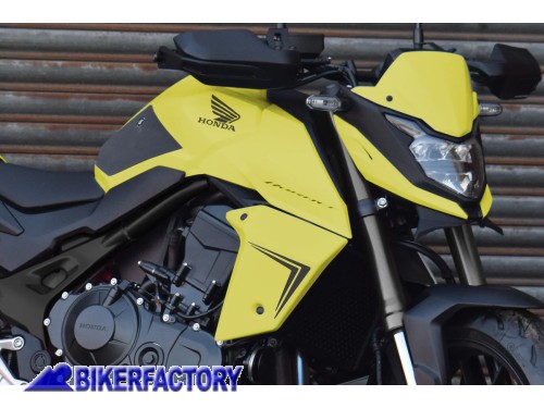 BikerFactory Fianchetti copri radiatore coppia Pyramid Giallo Cardellino opaco per Honda CB750 Hornet PY01 21055Y 1050018