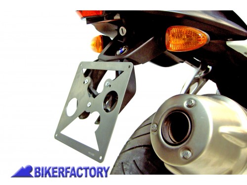 BikerFactory Portatarga in acciaio inox per BMW K 1200 1300 S R Sport ultimo in stock BKF 07 3112 1023683