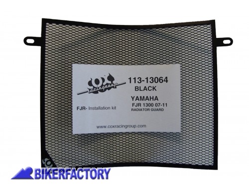 BikerFactory LOTTO 2 pz Griglia Protezione radiatore Cox Racing Group per Yamaha FJR 1300 Solo 1 lotto disponibile COX06 113 13064 02 1051148