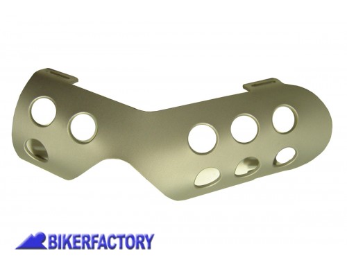 BikerFactory Griglia protezione collettore di scarico sinistro in alluminio anodizzato BKF 07 0439 1001417