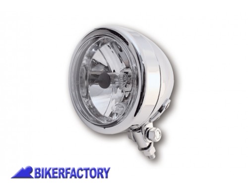 BikerFactory Faro anteriore rotondo %C3%B8 90 mm mod BULLET con luce abbagliante posizione Prodotto generico non specifico per questo modello di moto SOLO UNO DISPONIBILE PW 00 223 343 1032471