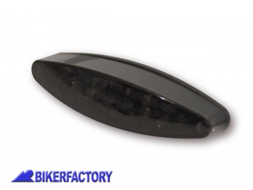 BikerFactory Faro posteriore a LED modello LITTLE NUMBER 1 colore FUME con luce targa Prodotto generico non specifico per questo modello di moto PW 00 255 141 1047485
