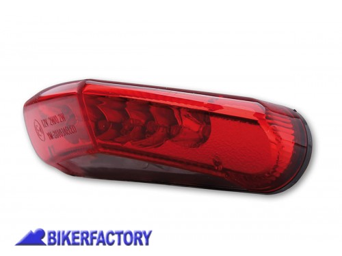 BikerFactory Faro posteriore a LED modello SHIN YO ROSSO Prodotto generico non specifico per questo modello di moto SOLO DUE DISPONIBILI PW 00 255 676 1047478