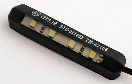 Luce targa a LED flessibile con pellicola autoadesiva PW.00.256 045