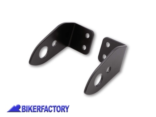 BikerFactory Coppia staffe per aggancio frecce originali a portatarga Highsider PW 01 280 9730 1051139